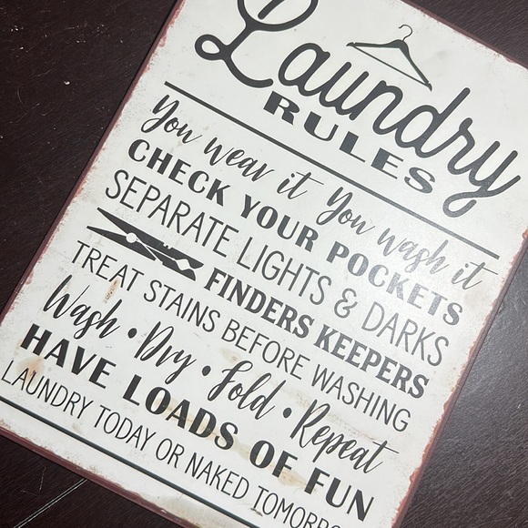 ☀️3/$20 Laundry Decor Sign. - Picture 2 of 5